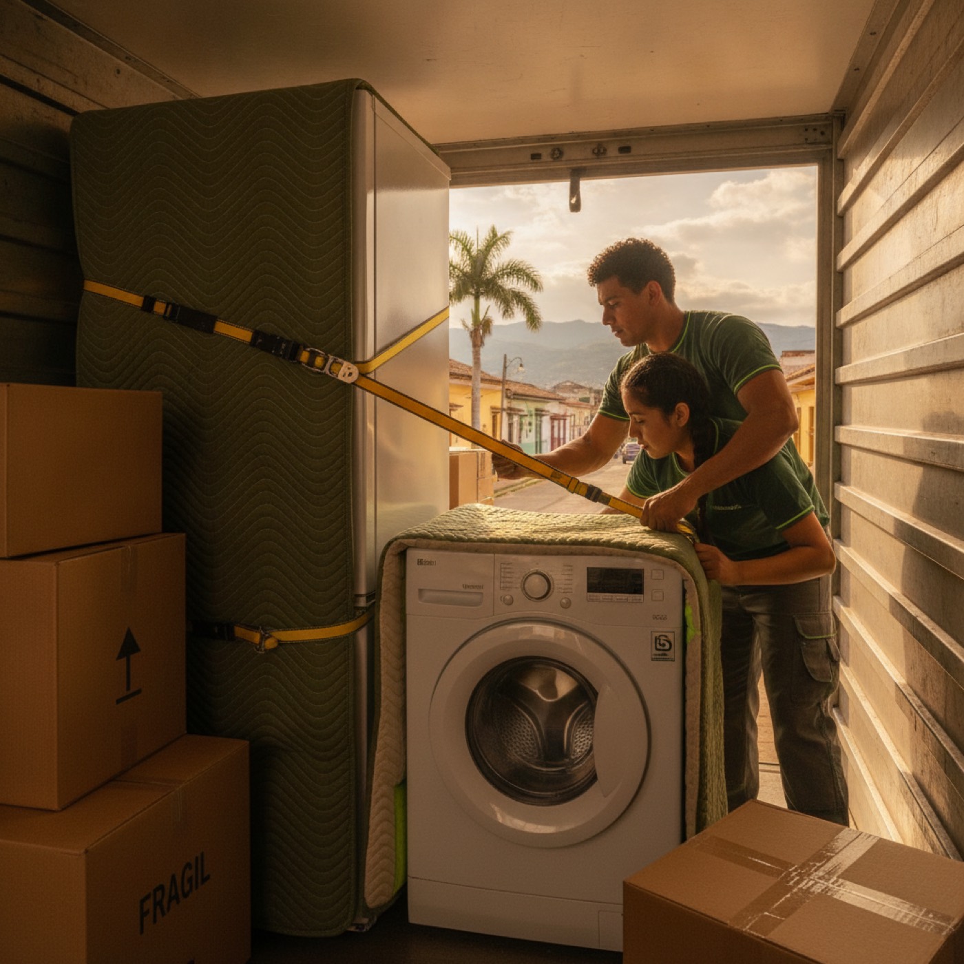 Transporte de electrodomésticos y objetos frágiles: cuidados clave